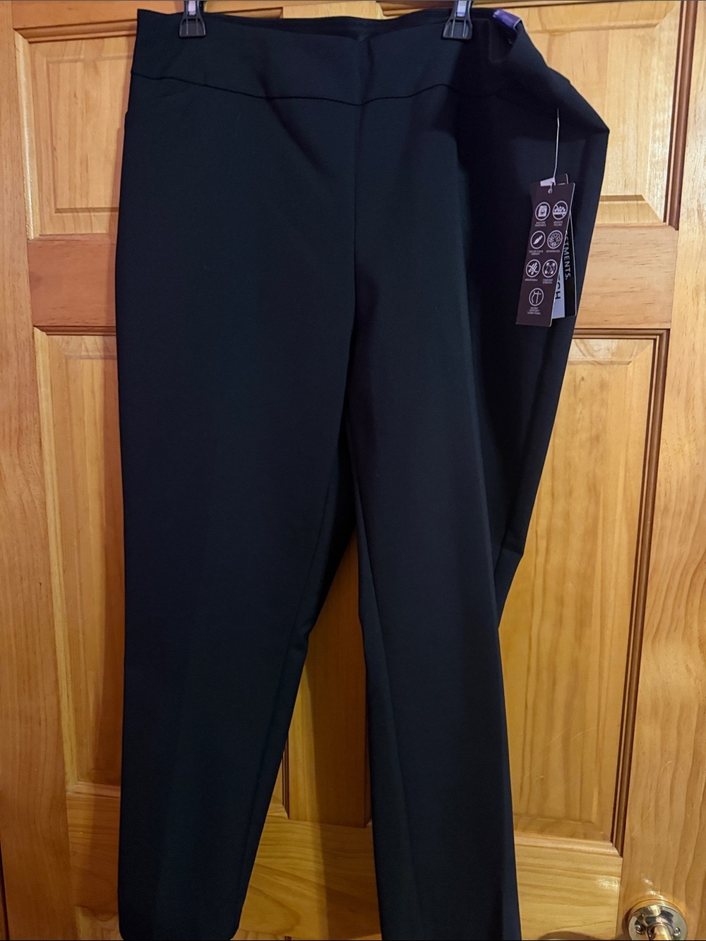 Investments Black Women's Stretch Dress Pants